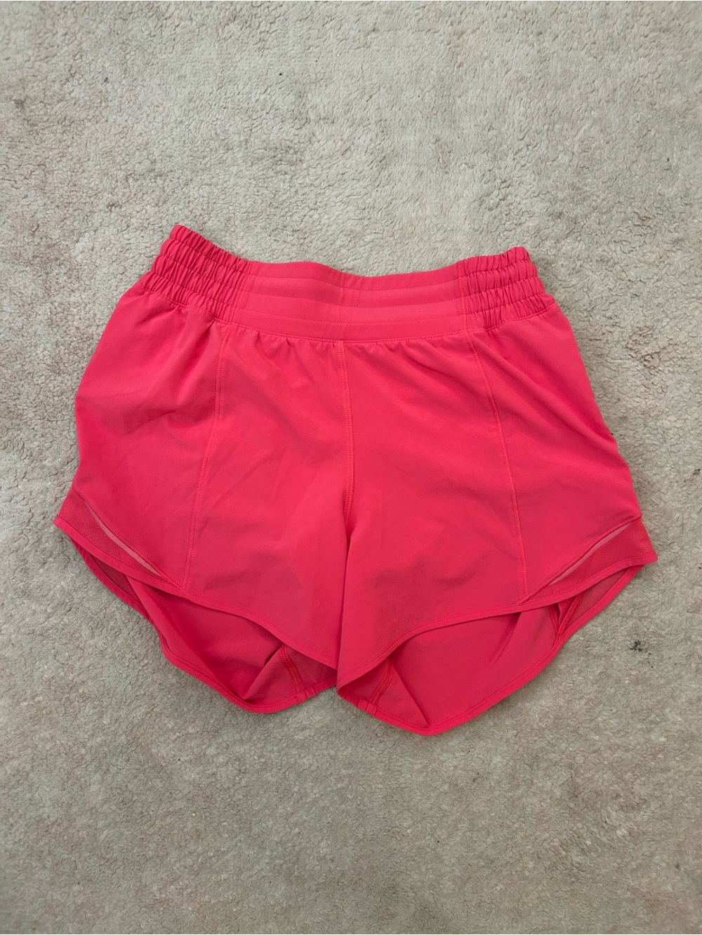 lululemon Coral Pink Athletic Shorts